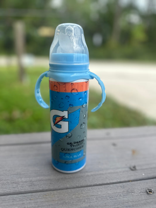 Gatorade Cool Blue V2 Stainless Steel Baby Bottle