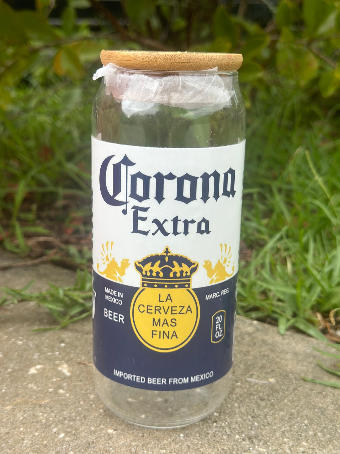 Corona Glass Cup