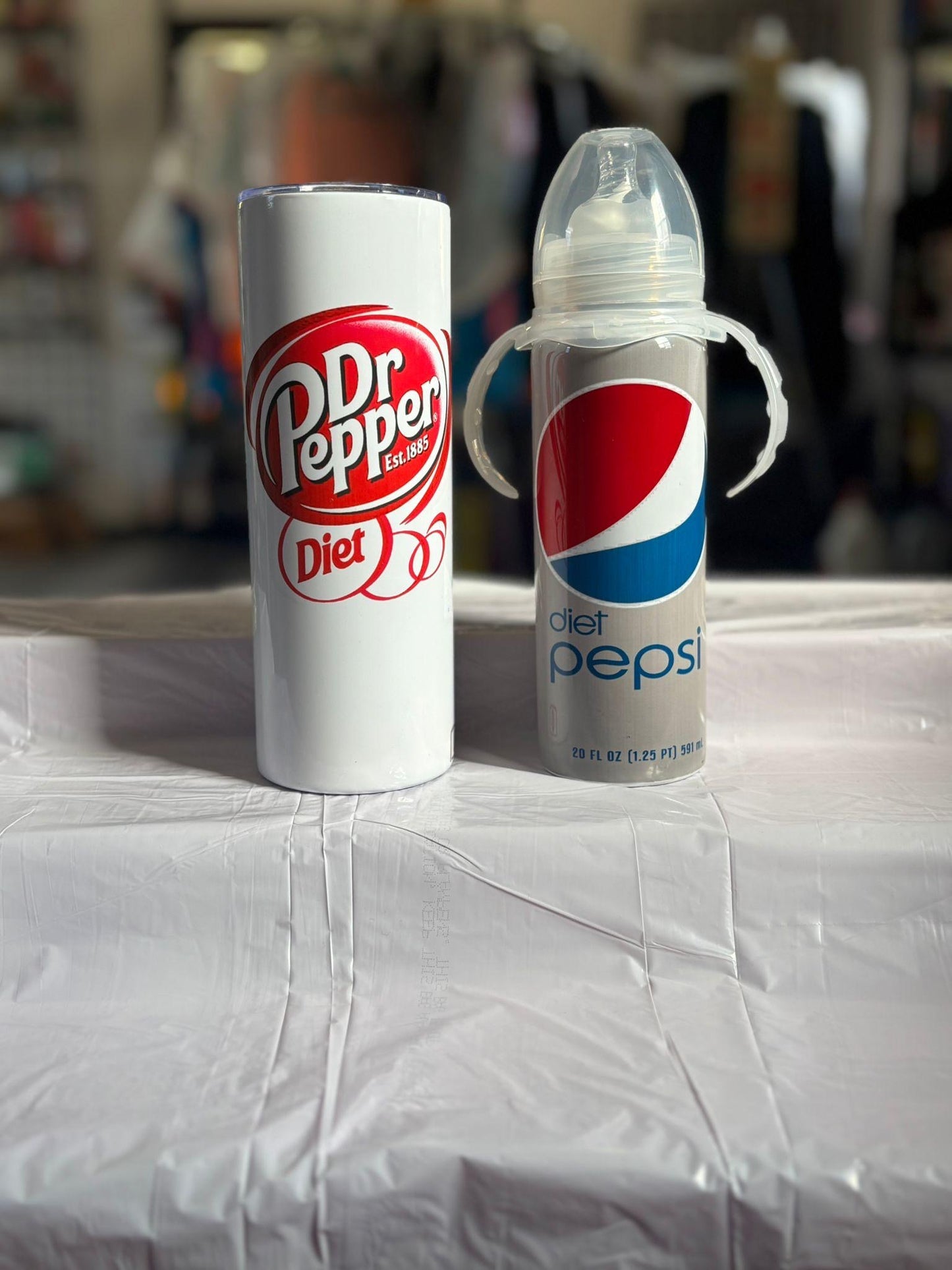 Diet Soda Tumbler & Baby Bottle Set